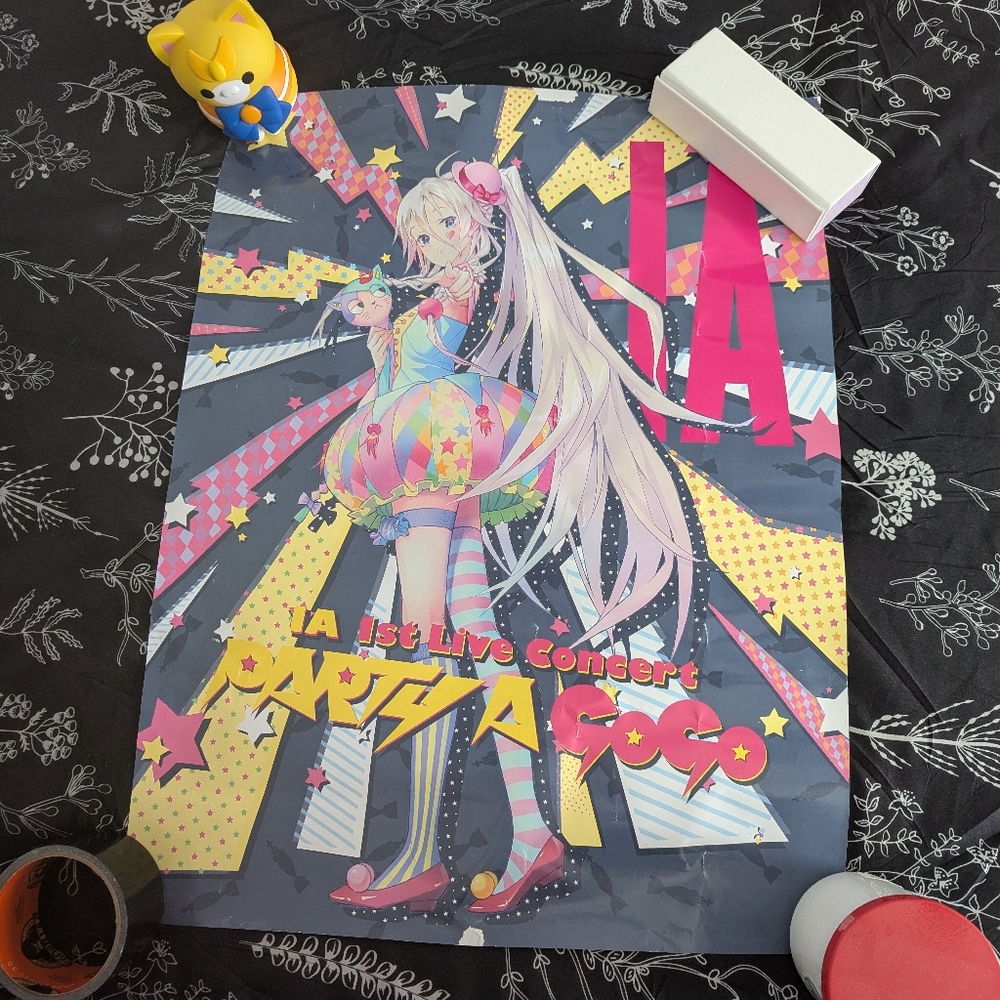Colorful Anime Concert Poster